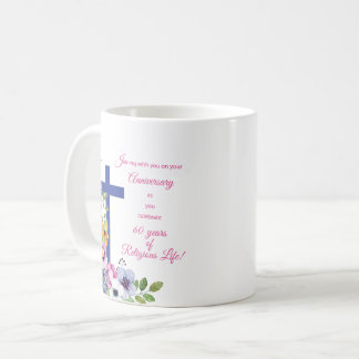 Mug 60e Anniversaire, Nun, Religious Life Cross