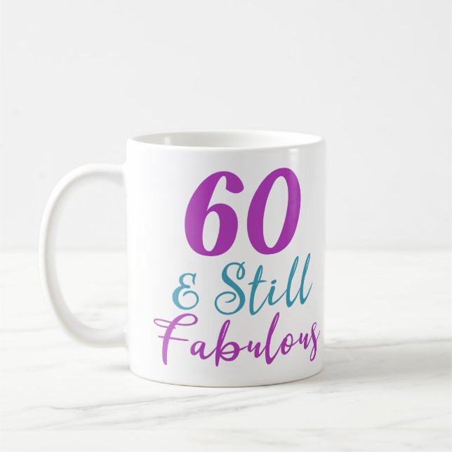 Mug 60e anniversaire Toujours fabuleux (Gauche)