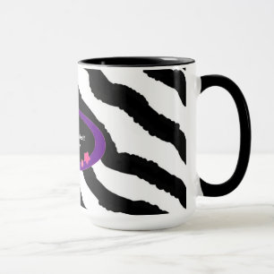 Mug 60e anniversaire Zebra Fur Imprimer