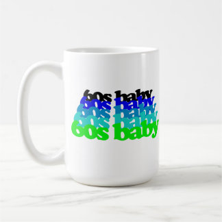 Mug 60s baby 1960s birthday born sixties boomers Gen X