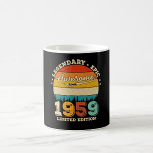 Mug 63 Ans Awesome depuis 1959 63e Anniversaire Cadeau