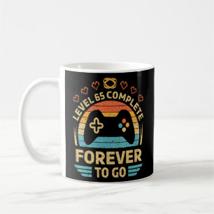 Mug 65e anniversaire de Mariage Gamer vidéo niveau 65