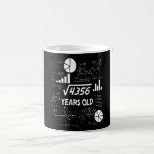 Mug 66 Ans Enseignant en mathématiques Anniversaires 6