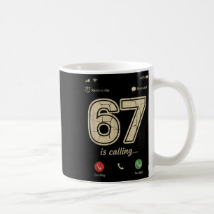 Mug 67 Appelle Drôle Mème de l'argot de la Gen Z Écran