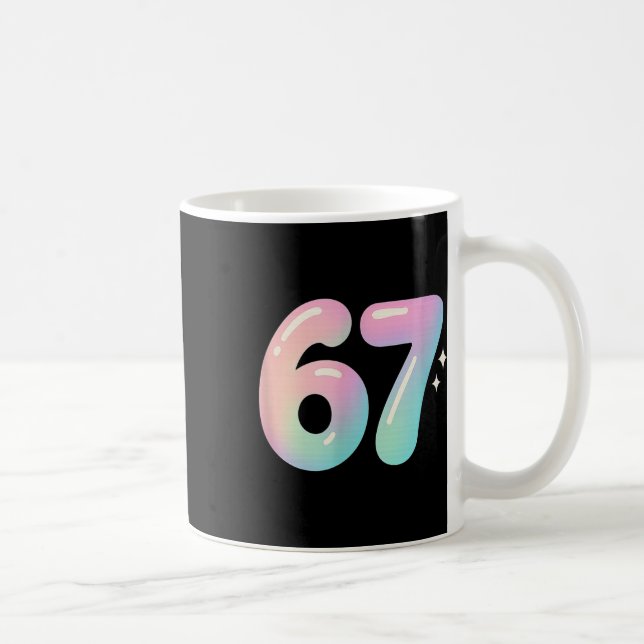 Mug 67 Aura Energy Alpha Argot Mème Internet  (Droite)