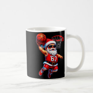 Mug 67 Basket-ball Santa Six Sept Mème Noël Srt M