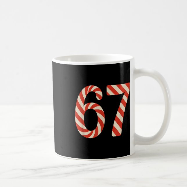Mug 67 Bonbons de Noël 6 7 Mème Vacances Gen Alpha Sla (Droite)
