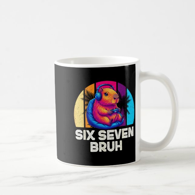 Mug 67 Capybara Drôle Six Sept Bruh Vidéo Capybara Ga (Droite)