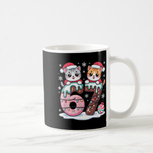 Mug 67 chats drôles mèmes kawaii Noël glace à l'eau qu