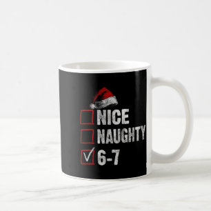 Mug 67 Chemise Nice Naughty 67 Noël drôle garçons fill