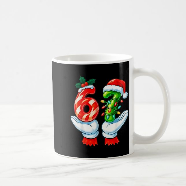 Mug 67 Christmas 67 Meme Gen Alpha Slang Candy Cane Xm (Droite)