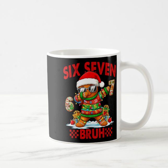 Mug 67 Christmas 6 7 Meme Gingerbread Man Xmas Pajamas (Droite)