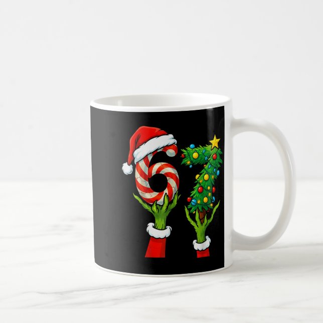 Mug 67 Christmas 6 7 Meme Hands Holiday Gen Alpha For  (Droite)
