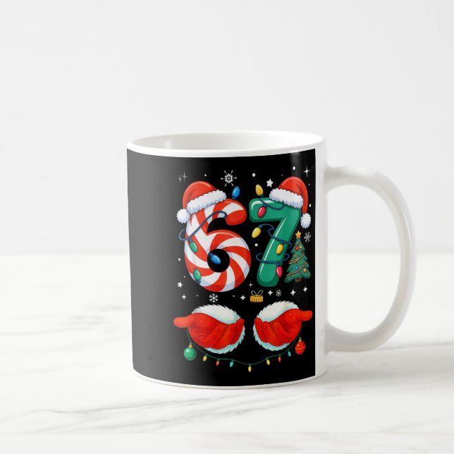 Mug 67 Christmas 6 7 Meme Pajamas Holiday Gen Alpha Sl (Droite)