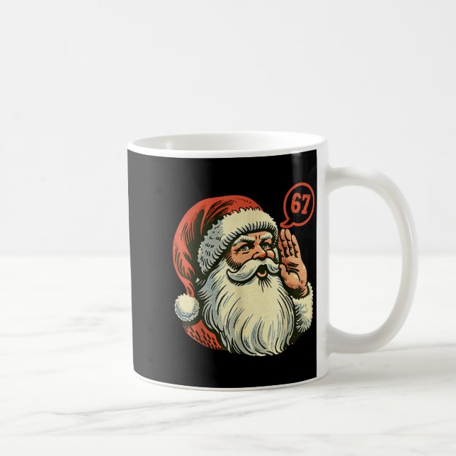Mug 67 Christmas Funny Six Seven Meme Brainrot Santa C (Droite)