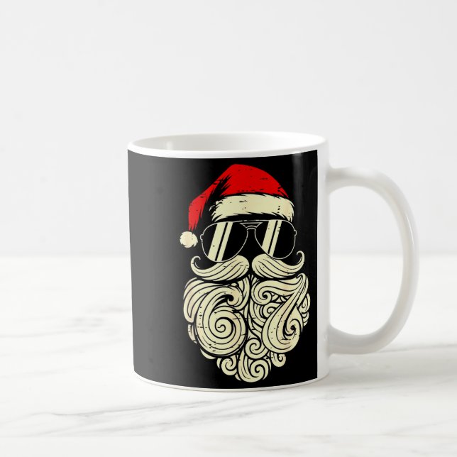 Mug 67 Christmas Funny Six Seven Meme Santa Face Shirt (Droite)
