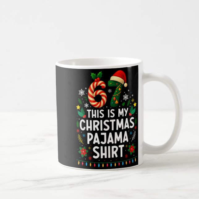 Mug 67 Christmas Pajama Shirt 6 7 Funny Meme Teen Boys (Droite)