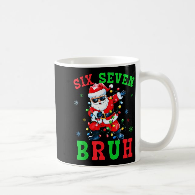 Mug 67 Christmas Six Seven Bruh Meme Santa Dabbing Chr (Droite)