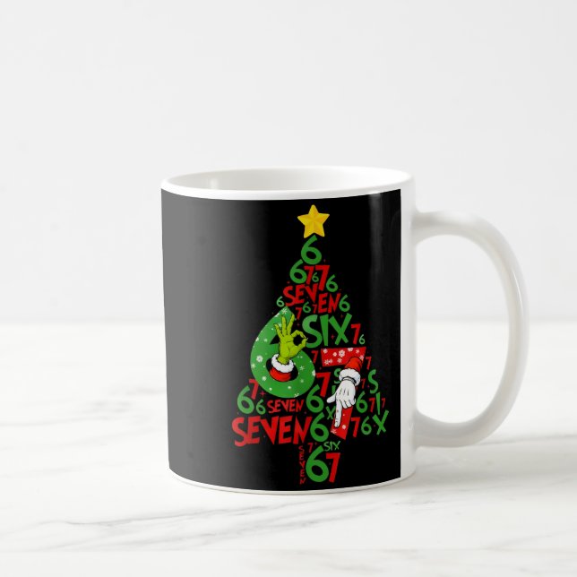 Mug 67 Christmas Tree Xmas Holiday Six Seven Meme Brai (Droite)