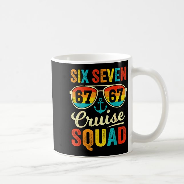 Mug 67 Cruise Squad 2025 Funny Kids Cruise Meme Matchi (Droite)