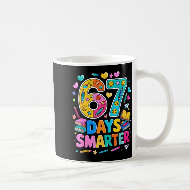 Mug 67 Days Of School Funny Meme Teacher Student  (Droite)