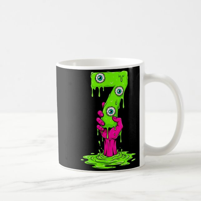 Mug 67 Déguisement Halloween Drôle Numéro 7 Sept Mème  (Droite)