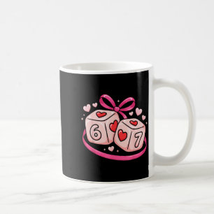 Mug 67 Dés Saint-Valentin Six Sept Cœurs 6-7 Meme 