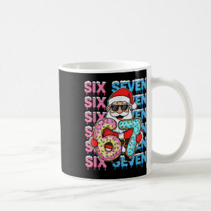 Mug 67 Donut Noël Drôle Six Sept Mème Santa Enfants