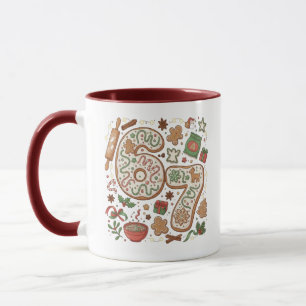 Mug 67 Drôle 6 7 Six Sept Cookie Gingerbread de Fêtes