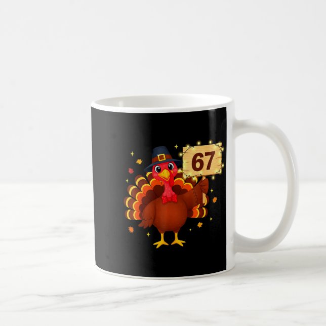 Mug 67 Funny Thanksgiving Turkey Meme Six Seven 6 7 Gi (Droite)