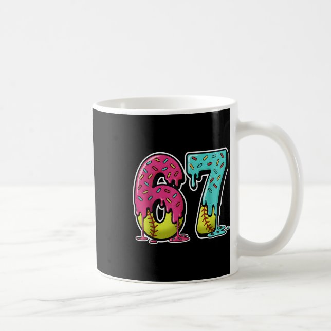 Mug 67 Glace au Dégoulinant de Softball Gen Alpha Argo (Droite)