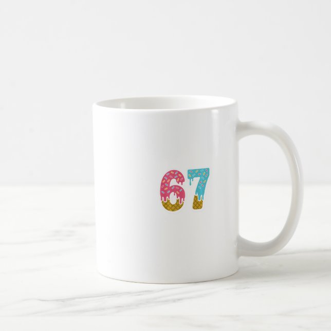 Mug 67 Glace Dégoulinante Mème Drôle Six Sept Générati (Droite)