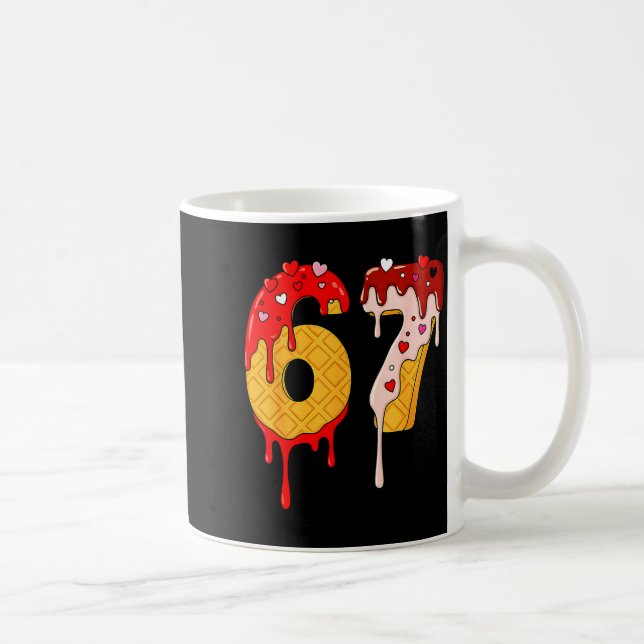 Mug 67 Glace Dégoulinante Mème Drôle Six Sept Saint Va (Droite)
