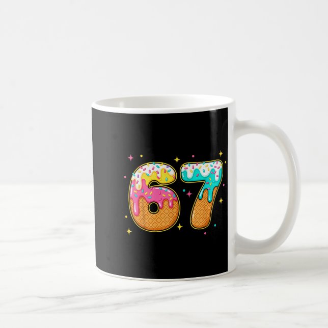 Mug 67 Glace Dégoulinante Mème Six Sept Argot Gen Alph (Droite)