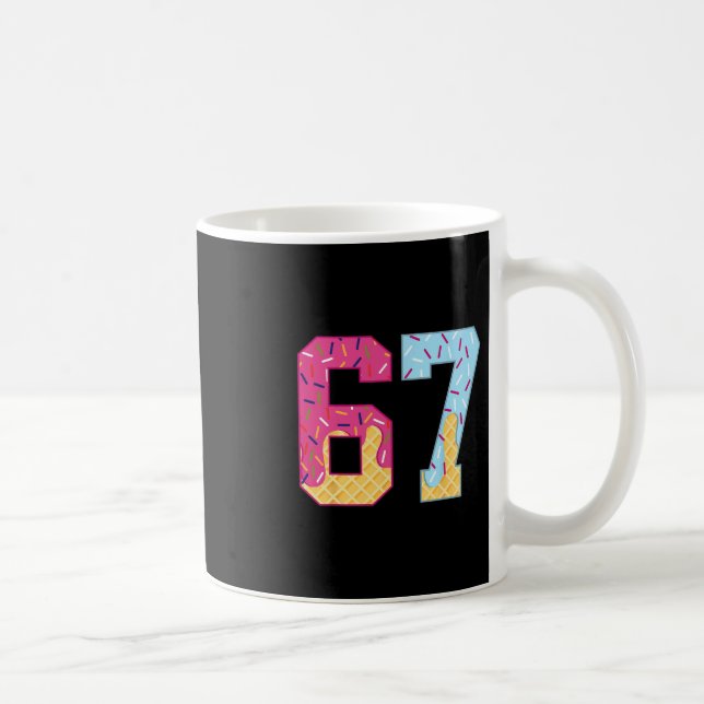 Mug 67 Glace Dégoulinante Mème Six Sept Argot Gen Alph (Droite)