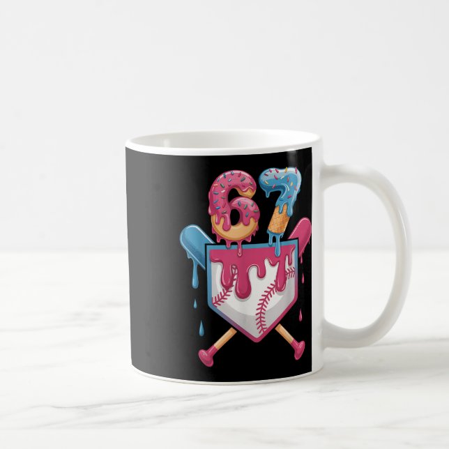 Mug 67 Glace Dégoulinante Meme Six Sept Fierté 6 7 Crè (Droite)