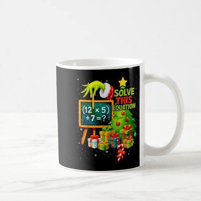 Mug 67 Green Teacher Christmas Six Seven Meme Brainrot (Droite)