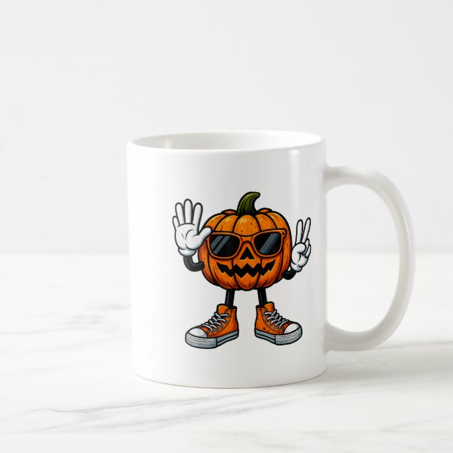 Mug 67 Halloween Citrouille Funny Brainrot mème enfant (Droite)