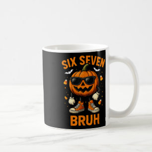 Mug 67 Halloween Drôle Six Sept Mème Brainrot Citrouil