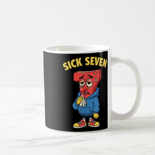 Mug 67 Hommes Femmes Six Sept Humour Mème Brainrot S (Droite)