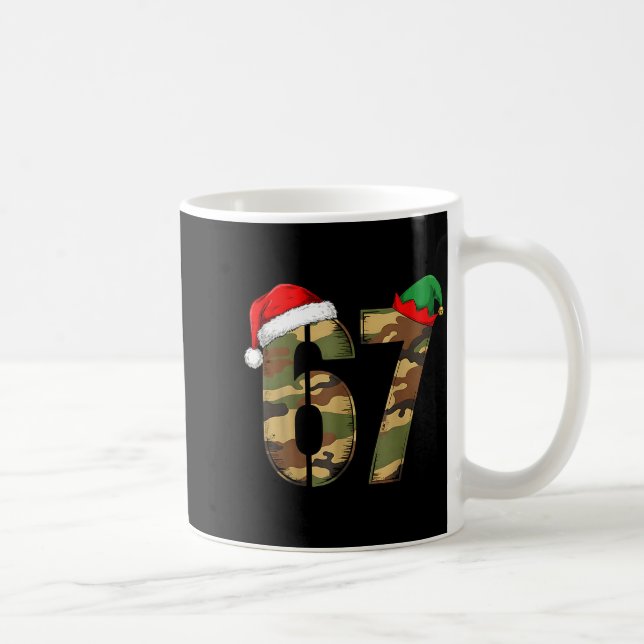 Mug 67 Hunting Camo Six Seven 6 7 Meme Camouflage 67 C (Droite)
