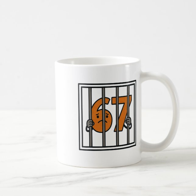 Mug 67 Is Not Allowed Six Seven Bynned By Teacher Funn (Droite)