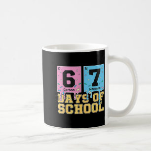 Mug 67 Jours D'école Drôle 6 7 Professeur Période De S