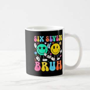 Mug 67 Jours D'école Six Sept Bruh Meme Visage Sourian