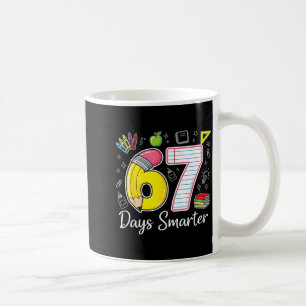 Mug 67 jours plus intelligents 67e jour d'école pour l