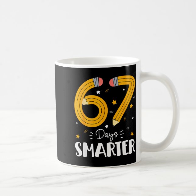 Mug 67 jours plus intelligents Gen Alpha argot 67 Meme (Droite)