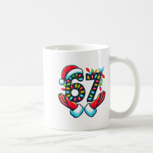 Mug 67 Lumières de Noël Drôle de Noël 6 7 Mème Xmas