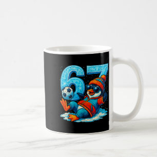 Mug 67 Manchot Football Drôle Hiver Cadeau Mème _2