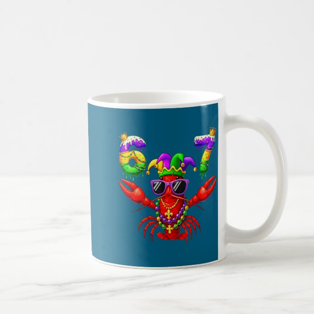 Mug 67 Mardi Gras Crawfish Beads Six Seven Carnival Bo (Droite)