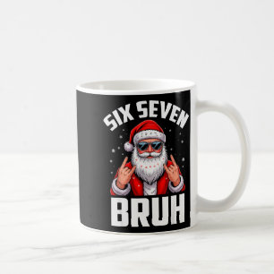 Mug 67 Meme 6 7 Noël drôle Santa Rock On Six Sept